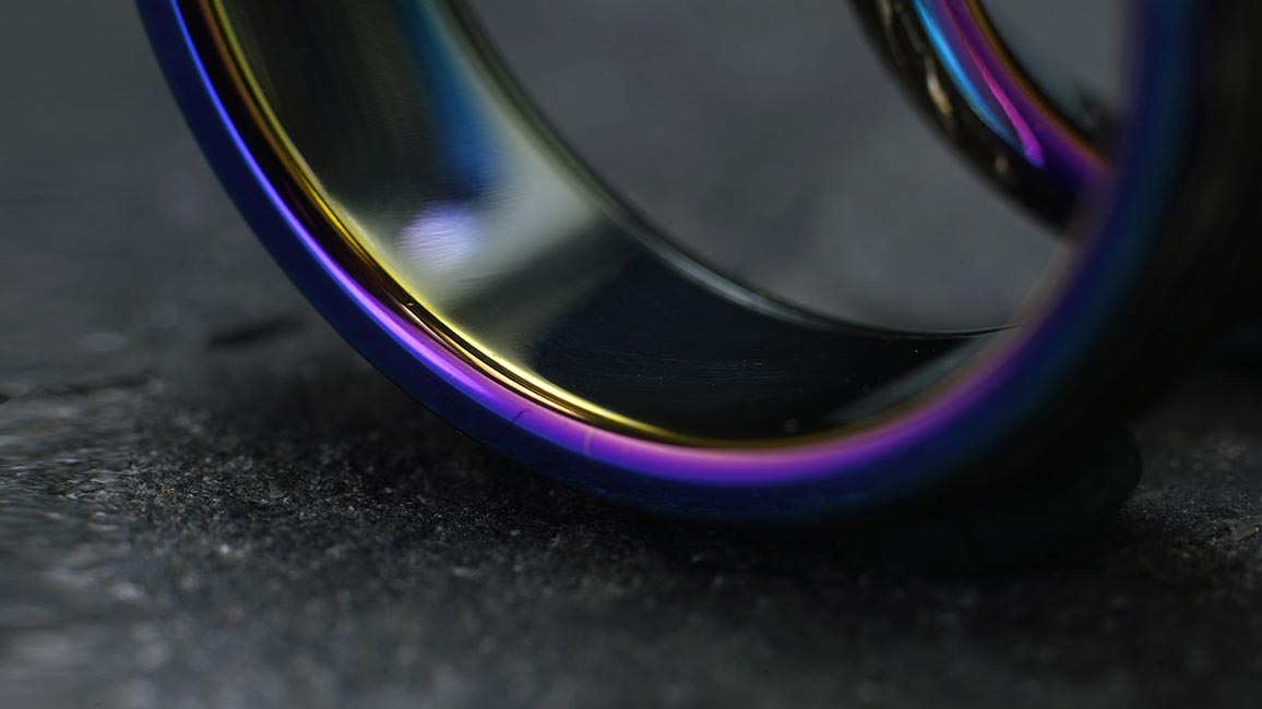 Цветное обручальное кольцо Цветное обручальное кольцо