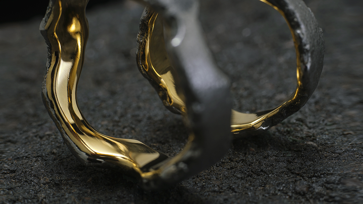 Кольца из оплавленного титана Кольца из оплавленного титана
