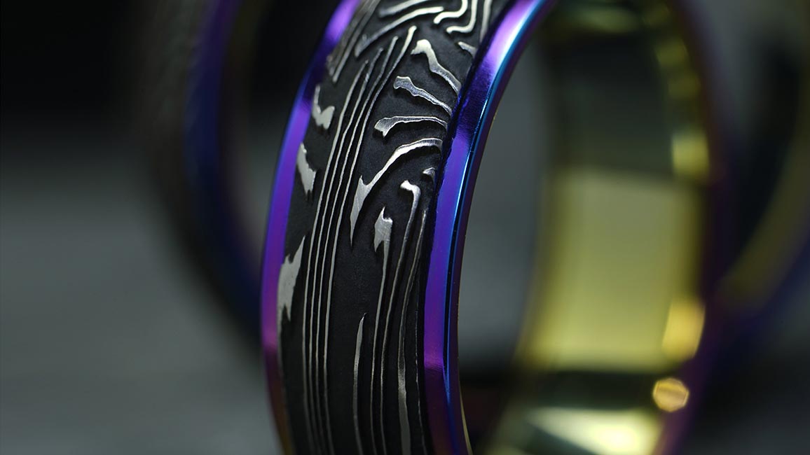 Кольца анодированный титан Кольца анодированный титан