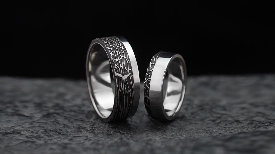 Широкие обручальные кольца титановые Широкие обручальные кольца титановые