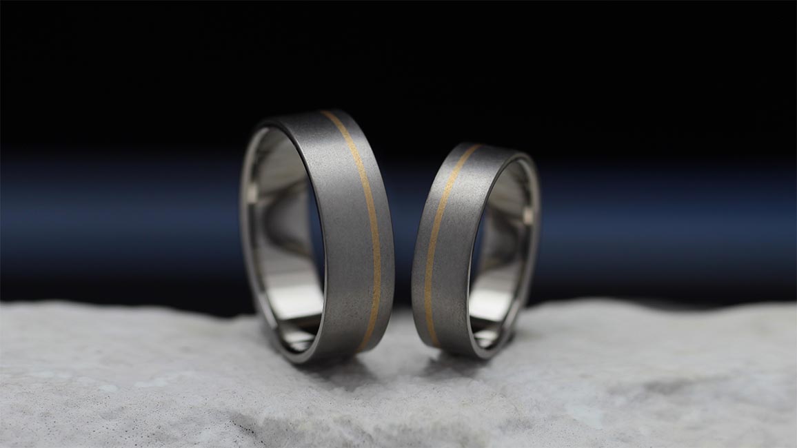 Свадебные кольца из титана Свадебные кольца из титана